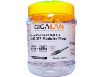 Modularer Stecker Easy-Connect RJ45 Cat.6 STP für weichen/festen Leiter Modularer Stecker Easy-Connect RJ45 Cat.6 STP für weichen/festen Leiter von Usorteret