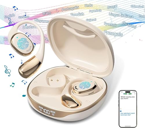 M70 übersetzer kopfhörer, 3 in 1 übersetzungskopfhörer, Bluetooth translation earbuds al kopfhörer übersetzer 144 Sprachen und Akzente plus 8 Offline-Übersetzungspakete Mit Programm (M70 Farbe) M70 übersetzer kopfhörer, 3 in 1 übersetzungskopfhörer, Bluetooth translation earbuds al kopfhörer übersetzer 144 Sprachen und Akzente plus 8 Offline-Übersetzungspakete Mit Programm (M70 Farbe) von Usper