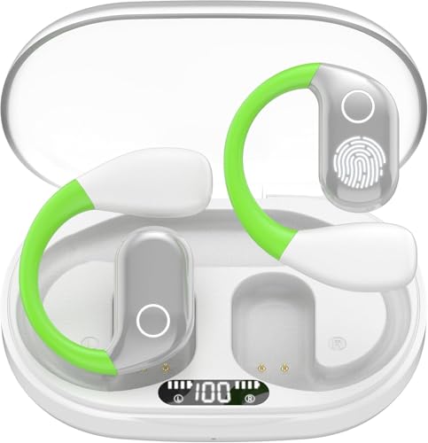 M82 üBersetzungskopfhöRer, Echtzeit üBersetzer KopfhöRer, Translation Earbuds,Bluetooth SprachüBersetzer Mit App VerfüGbar FüR Ios Und Android, Ideal FüR Reisen Und Business (M82 weiß Grün) von Usper