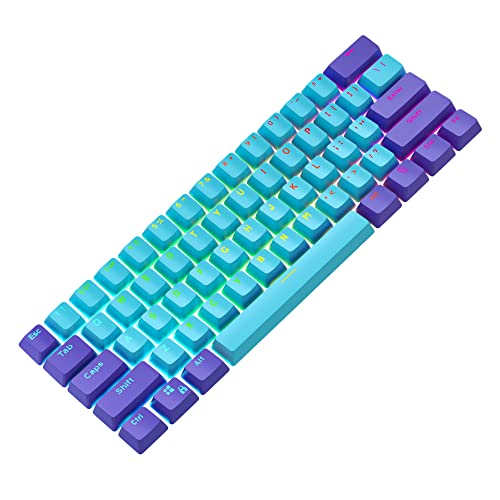 Ussixchare Keycaps 60 Prozent 104 Backlit PBT Key Cap Set for 60% Gaming Keyboard Gateron Kailh MX Switches (Shen2) Ussixchare Keycaps 60 Prozent 104 Backlit PBT Key Cap Set for 60% Gaming Keyboard Gateron Kailh MX Switches (Shen2) von Ussixchare