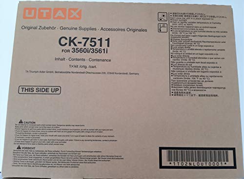 Utax 623510010 Original Tonerpatrone Schwarz 1 Stück(n) - Toner für Laserdrucker (Schwarz, 1 Stück) von Utax