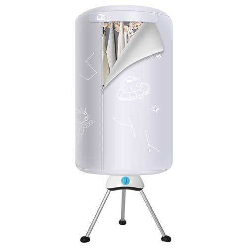 Wäschetrockner Elektrisch, 1000W Wärmepumpentrockner, Trockner Wäschetrockner mit Time, 2-lagiger Beheizter Wäschetrockner, für die Waschküche der Wohnung zu Hause, 140cm-Grau Wäschetrockner Elektrisch, 1000W Wärmepumpentrockner, Trockner Wäschetrockner mit Time, 2-lagiger Beheizter Wäschetrockner, für die Waschküche der Wohnung zu Hause, 140cm-Grau von Uten