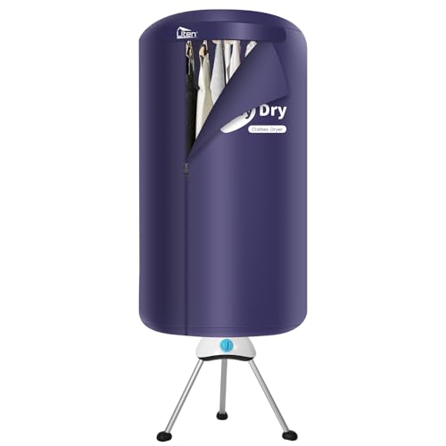 Wäschetrockner Elektrisch, 1000W Wärmepumpentrockner, Trockner Wäschetrockner mit Time, 2-lagiger Beheizter Wäschetrockner, für die Waschküche der Wohnung zu Hause, 170cm-Navy Blau Wäschetrockner Elektrisch, 1000W Wärmepumpentrockner, Trockner Wäschetrockner mit Time, 2-lagiger Beheizter Wäschetrockner, für die Waschküche der Wohnung zu Hause, 170cm-Navy Blau von Uten