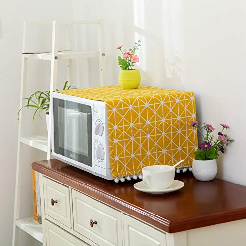 Gelb Anti-Rutsch Mikrowelle Staubschutz Dekorative Küchengeräte Abdeckung mit Aufbewahrungstasche von Utobanh