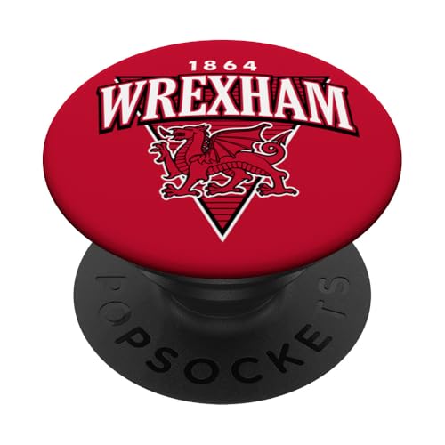 1864 Wrexham Wales, walisischer Drache Nabla PopSockets Klebender PopGrip von Utopia Sport Wrexham Shop