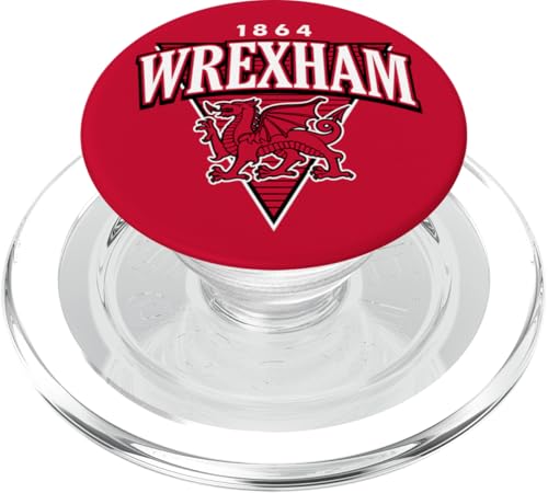 1864 Wrexham Wales, walisischer Drache Nabla PopSockets PopGrip für MagSafe 1864 Wrexham Wales, walisischer Drache Nabla PopSockets PopGrip für MagSafe von Utopia Sport Wrexham Shop