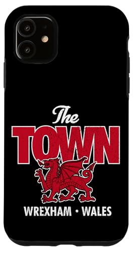 The Town Wrexham Wales, walisischer Drache, Used-Look Hülle für iPhone 11 The Town Wrexham Wales, walisischer Drache, Used-Look Hülle für iPhone 11 von Utopia Sport Wrexham Shop