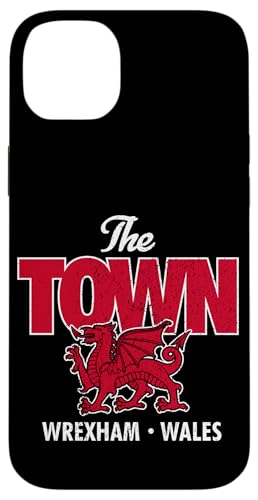 The Town Wrexham Wales, walisischer Drache, Used-Look Hülle für iPhone 14 Plus The Town Wrexham Wales, walisischer Drache, Used-Look Hülle für iPhone 14 Plus von Utopia Sport Wrexham Shop
