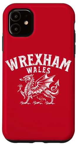 Wrexham Wales, gewölbter walisischer Drache, Used-Look Hülle für iPhone 11 Wrexham Wales, gewölbter walisischer Drache, Used-Look Hülle für iPhone 11 von Utopia Sport Wrexham Shop
