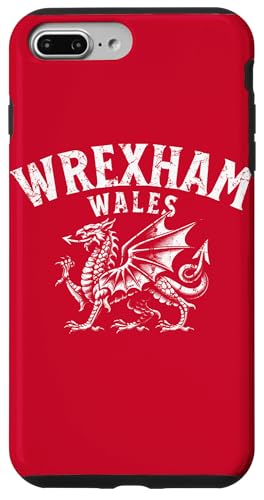 Wrexham Wales, gewölbter walisischer Drache, Used-Look Hülle für iPhone 7 Plus/8 Plus Wrexham Wales, gewölbter walisischer Drache, Used-Look Hülle für iPhone 7 Plus/8 Plus von Utopia Sport Wrexham Shop