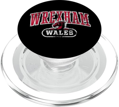 Wrexham Wales Peeking Wales, walisischer Drache, Used-Look, Rot PopSockets PopGrip für MagSafe Wrexham Wales Peeking Wales, walisischer Drache, Used-Look, Rot PopSockets PopGrip für MagSafe von Utopia Sport Wrexham Shop