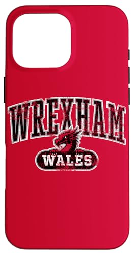 Wrexham Wales Peeking Wales, walisischer Drache, Used-Look, Schwarz Hülle für iPhone 16 Pro Max Wrexham Wales Peeking Wales, walisischer Drache, Used-Look, Schwarz Hülle für iPhone 16 Pro Max von Utopia Sport Wrexham Shop