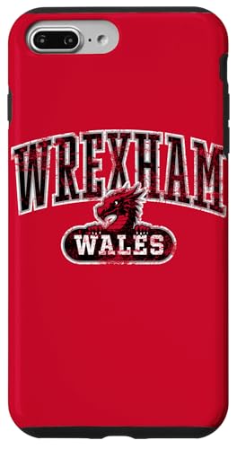 Wrexham Wales Peeking Wales, walisischer Drache, Used-Look, Schwarz Hülle für iPhone 7 Plus/8 Plus Wrexham Wales Peeking Wales, walisischer Drache, Used-Look, Schwarz Hülle für iPhone 7 Plus/8 Plus von Utopia Sport Wrexham Shop