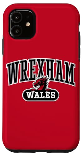 Wrexham Wales Peeking Walisischer Drache, schwarzer Aufdruck Hülle für iPhone 11 Wrexham Wales Peeking Walisischer Drache, schwarzer Aufdruck Hülle für iPhone 11 von Utopia Sport Wrexham Shop