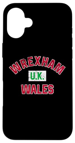 Wrexham Wales UK Distressed Print Hülle für iPhone 16 Plus Wrexham Wales UK Distressed Print Hülle für iPhone 16 Plus von Utopia Sport Wrexham Shop