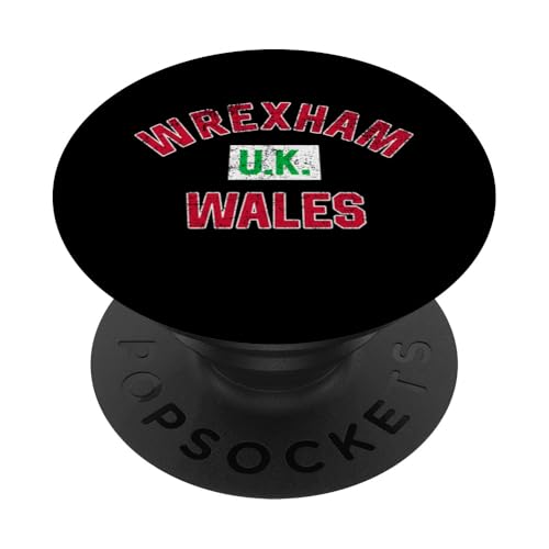Wrexham Wales UK Distressed Print PopSockets Klebender PopGrip Wrexham Wales UK Distressed Print PopSockets Klebender PopGrip von Utopia Sport Wrexham Shop