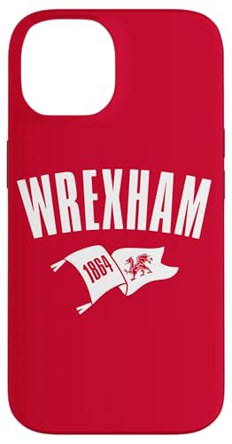 Wrexham Wales Walisischer Drachen-Wimpel Hülle für iPhone 14 von Utopia Sport Wrexham Shop