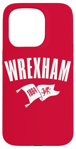 Wrexham Wales Walisischer Drachen-Wimpel Hülle für iPhone 15 Pro von Utopia Sport Wrexham Shop
