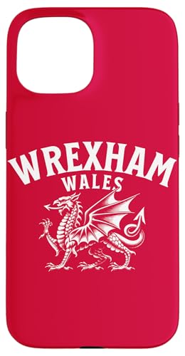 Wrexham Wales gewölbt über walisischen Drachen Hülle für iPhone 15 Wrexham Wales gewölbt über walisischen Drachen Hülle für iPhone 15 von Utopia Sport Wrexham Shop