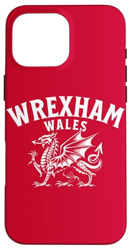 Wrexham Wales gewölbt über walisischen Drachen Hülle für iPhone 16 Pro Max Wrexham Wales gewölbt über walisischen Drachen Hülle für iPhone 16 Pro Max von Utopia Sport Wrexham Shop