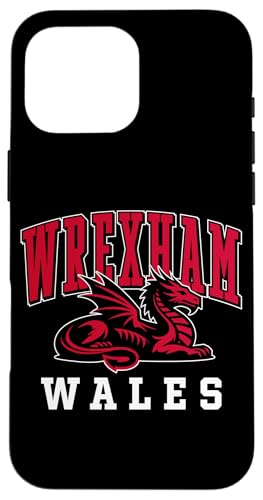 Wrexham Wales sitzender walisischer Drache Hülle für iPhone 16 Pro Max Wrexham Wales sitzender walisischer Drache Hülle für iPhone 16 Pro Max von Utopia Sport Wrexham Shop