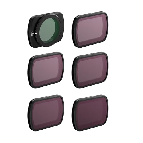 Uvafly Osmo Pocket 3 ND-Filter, magnetischer ND-Filter, CPL-Polarisationsfilter-Set für DJI Pocket 3 Zubehör – 6er-Pack (CPL/ND8/ND16/ND32/ND64/ND128) von Uvafly