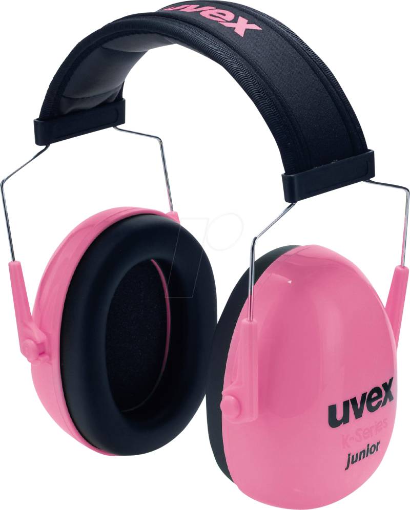 UVEX 2600013 - Kapselgehörschutz uvex K Junior 2600013 pink SNR 29 dB Größe S, von Uvex