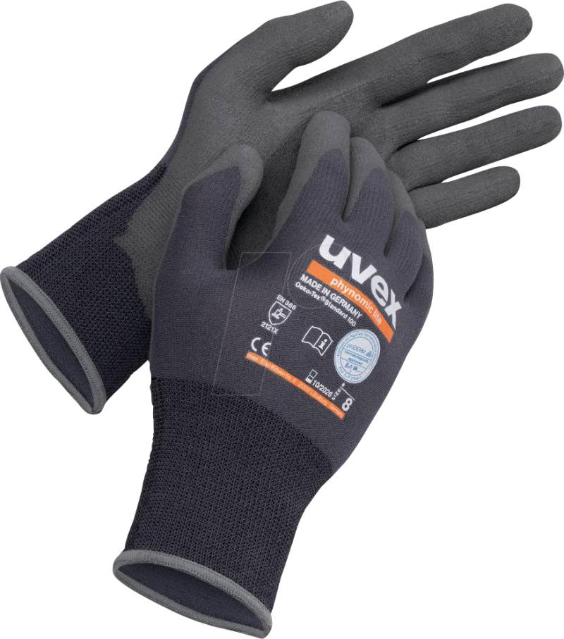 UVEX 6004010 - Schutzhandschuh uvex phynomic lite 60040 Größe 10 von Uvex