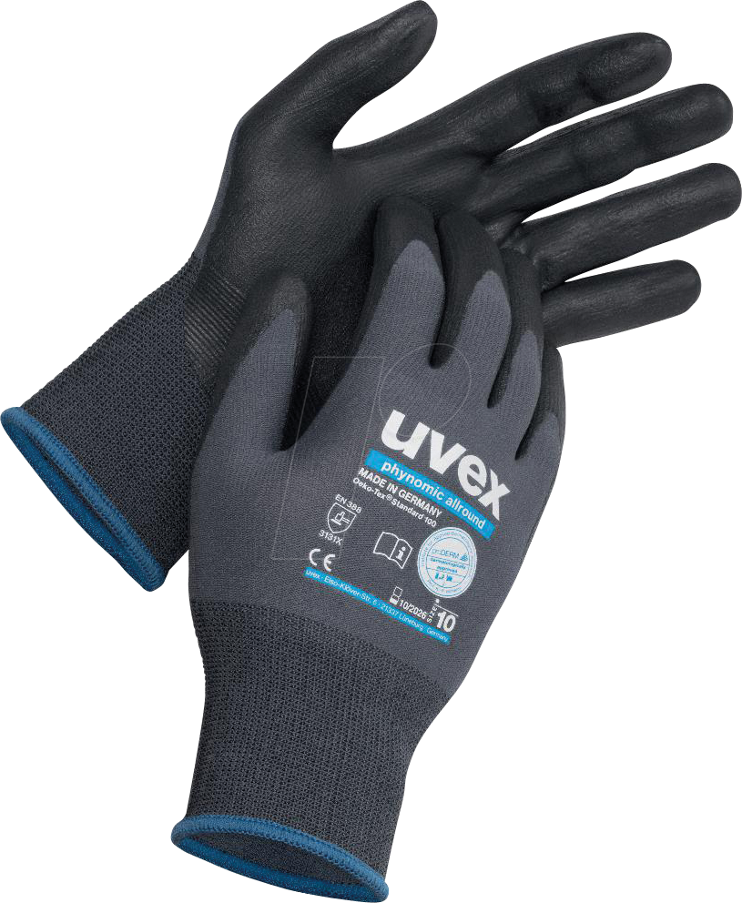 UVEX 6004912 - Schutzhandschuh uvex phynomic allround 60049 Größe 12 von Uvex