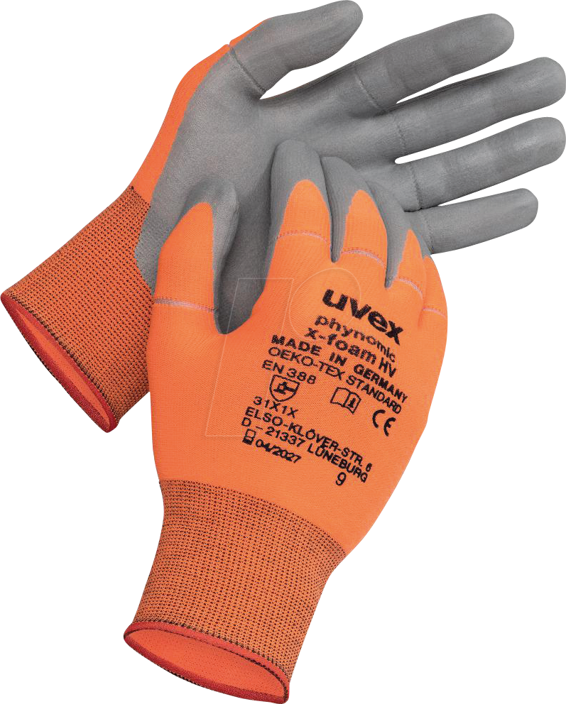 UVEX 6005406 - Schutzhandschuh uvex phynomic x-foam HV 60054 Größe 6 von Uvex
