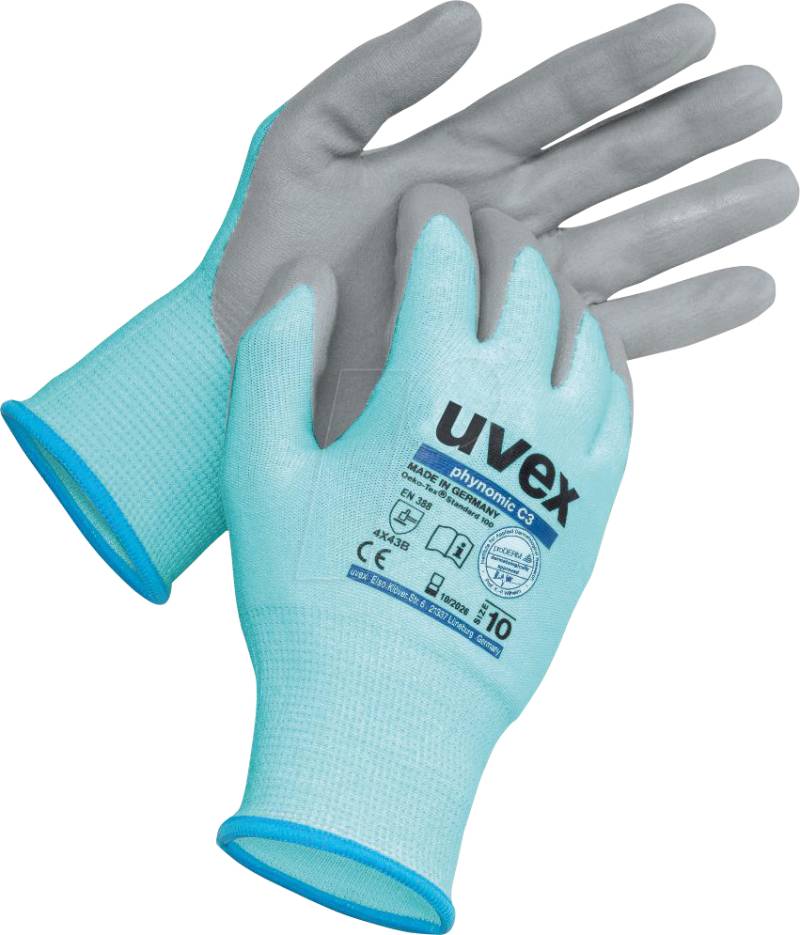 UVEX 6008007 - Schutzhandschuh uvex phynomic C3 60080 Größe 7 von Uvex