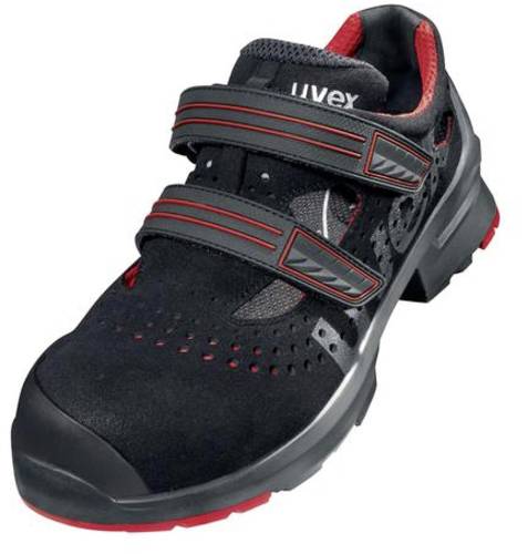 Uvex 1 8536236 ESD Sicherheitssandale S1P Schuhgröße (EU): 36 Rot/Schwarz 1 Paar von Uvex