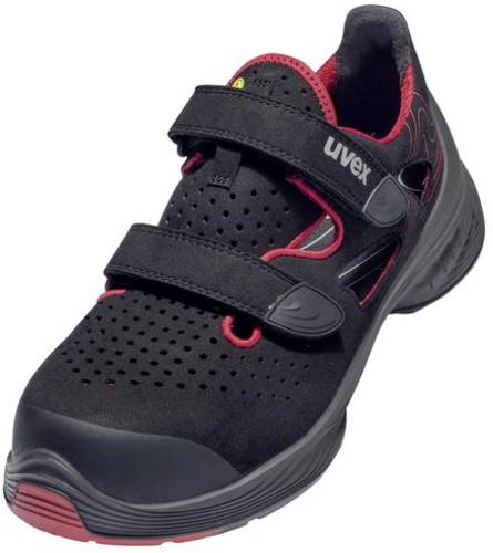 Uvex 1 G2 6836235 ESD Sicherheitssandale S1P Schuhgröße (EU): 35 Rot-Schwarz 1 Paar von Uvex