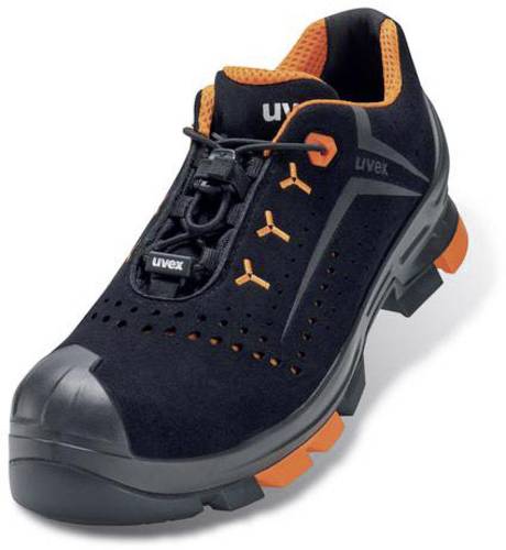 Uvex 2 6501245 ESD Sicherheitsschuh S1P Schuhgröße (EU): 45 Schwarz, Orange 1 Paar von Uvex