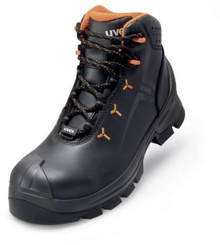 Uvex 2 MACSOLE® 6523239 ESD Sicherheitsstiefel S3 Schuhgröße (EU): 39 Schwarz, Orange 1 Paar von Uvex