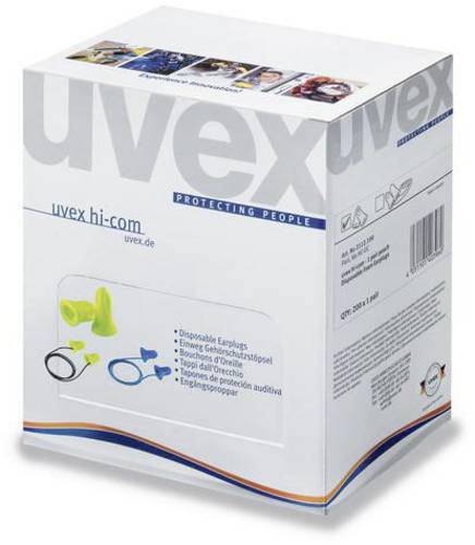 Uvex 2112095hi-com Mini Gehörschutzstöpsel 24 dB einweg 100 Paar von Uvex
