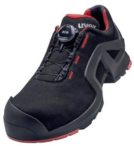 Uvex 6567 6567246 Sicherheitshalbschuh S3 Schuhgröße (EU): 46 Schwarz/Rot 1 Paar von Uvex