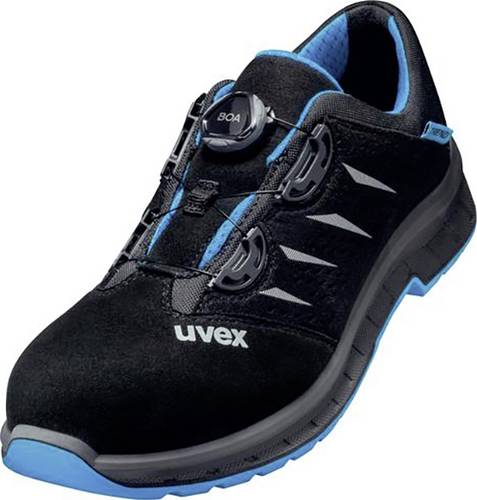 Uvex 6938 6938245 Sicherheitshalbschuh S1P Schuhgröße (EU): 45 Schwarz/Blau 1 Paar von Uvex
