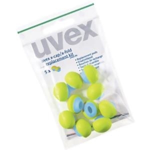 Uvex Ersatzstöpsel x-cap/x-fold 2125351 5 Paar (2125351) von Uvex