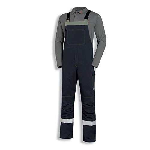 Uvex Multi Function 3661 Schweißer-Arbeitshose - Dunkelgraue Latzhose 106/110 von Uvex