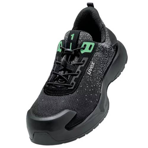 Uvex S1 PL PU/TPU W11 6808252 Sicherheitshalbschuh S1PL Schuhgröße (EU): 52 Schwarz, Grün 1 Paar von Uvex
