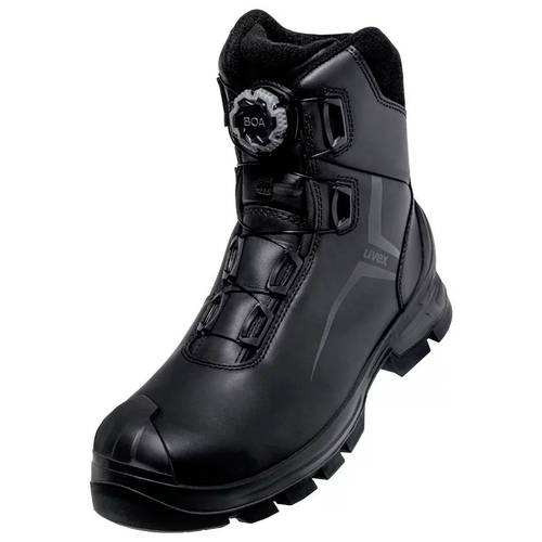 Uvex S3L BOA PU/GU W12 6536339 Sicherheitsstiefel S3L Schuhgröße (EU): 39 Schwarz 1 Paar von Uvex