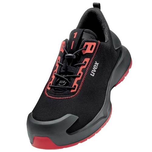 Uvex S3L PUR W11 6803237 Sicherheitshalbschuh S3L Schuhgröße (EU): 37 Schwarz, Rot 1 Paar von Uvex