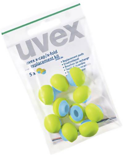 Uvex X-CAP X-FOLD 2125351 Ersatzstöpsel für Bügelgehörschützer 5 Paar von Uvex