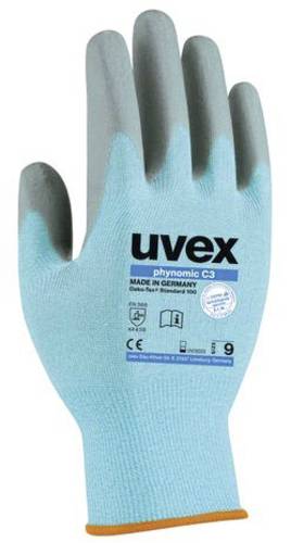 Uvex phynomic 6008006 Polymer Schnittschutzhandschuh Größe (Handschuhe): 6 EN 388 1 Paar von Uvex