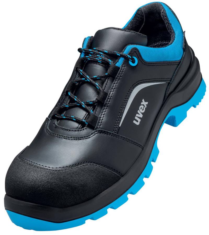 uvex 2 xenova Halbschuh S3 SRC, Gr. 44, schwarz/blau von Uvex
