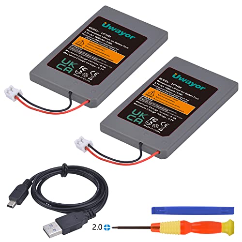 Uwayor LIP1359 Akku für PS3 Controller Akku PS3 Ersatz Akku 1800mAh für Sony Playstation 3 und Dualshock 3 Wireless Controller CECHZC2E CECHZC2U von Uwayor