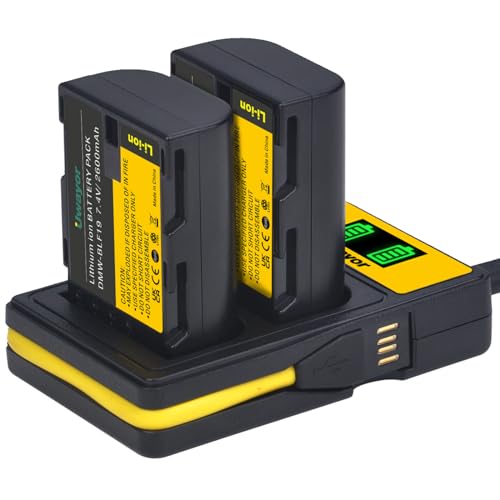 Uwayor DMW-BLF19 Aukka Kamera Akku Ladegerät Set Ersatz Akku Kit USB Dual Slot Akku Ladegerät für Panasonic DMW-BLF19 and Panasonic Lumix DMC-GH3, DMC-GH4, DC-GH5, DC-GH5S, DC-G9,DMC-GH4K,DMC-GH3K Uwayor DMW-BLF19 Aukka Kamera Akku Ladegerät Set Ersatz Akku Kit USB Dual Slot Akku Ladegerät für Panasonic DMW-BLF19 and Panasonic Lumix DMC-GH3, DMC-GH4, DC-GH5, DC-GH5S, DC-G9,DMC-GH4K,DMC-GH3K von Uwayor