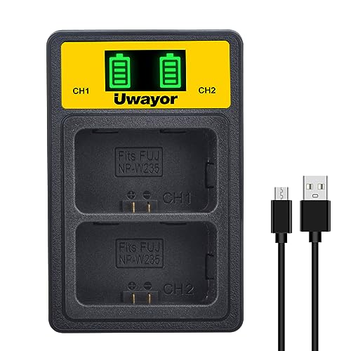 Uwayor NP-W235 Akkuladegerät Kamera Kit USB AKKU Ladegerät für FUJIFILM X-T5 X-T4 VG-XT4 X-S20 GFX50S II GFX100S X-H2 X-H2S Camera Uwayor NP-W235 Akkuladegerät Kamera Kit USB AKKU Ladegerät für FUJIFILM X-T5 X-T4 VG-XT4 X-S20 GFX50S II GFX100S X-H2 X-H2S Camera von Uwayor