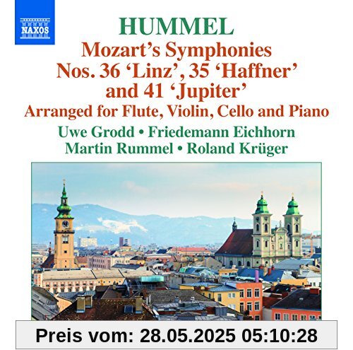 Hummel: Mozart-Sinfonien Nr. 35, 36 und 41 (Arr. Hummel) von Uwe Grodd